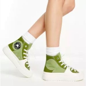 Converse Chuck Taylor All Star Construct Hi Alligator NWT   Size M.9  W.10.5